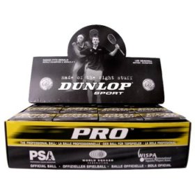 Dozen Dunlop Pro Green Dot Squash Balls